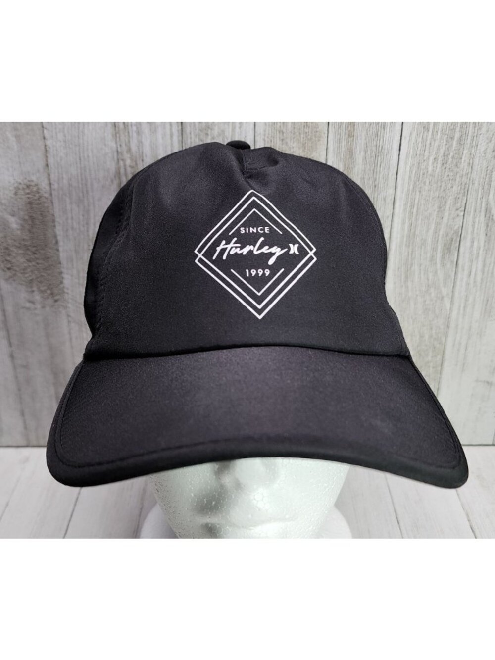 Hurley Women's Black Cancun Runner Hat with Adjustable OS Strap